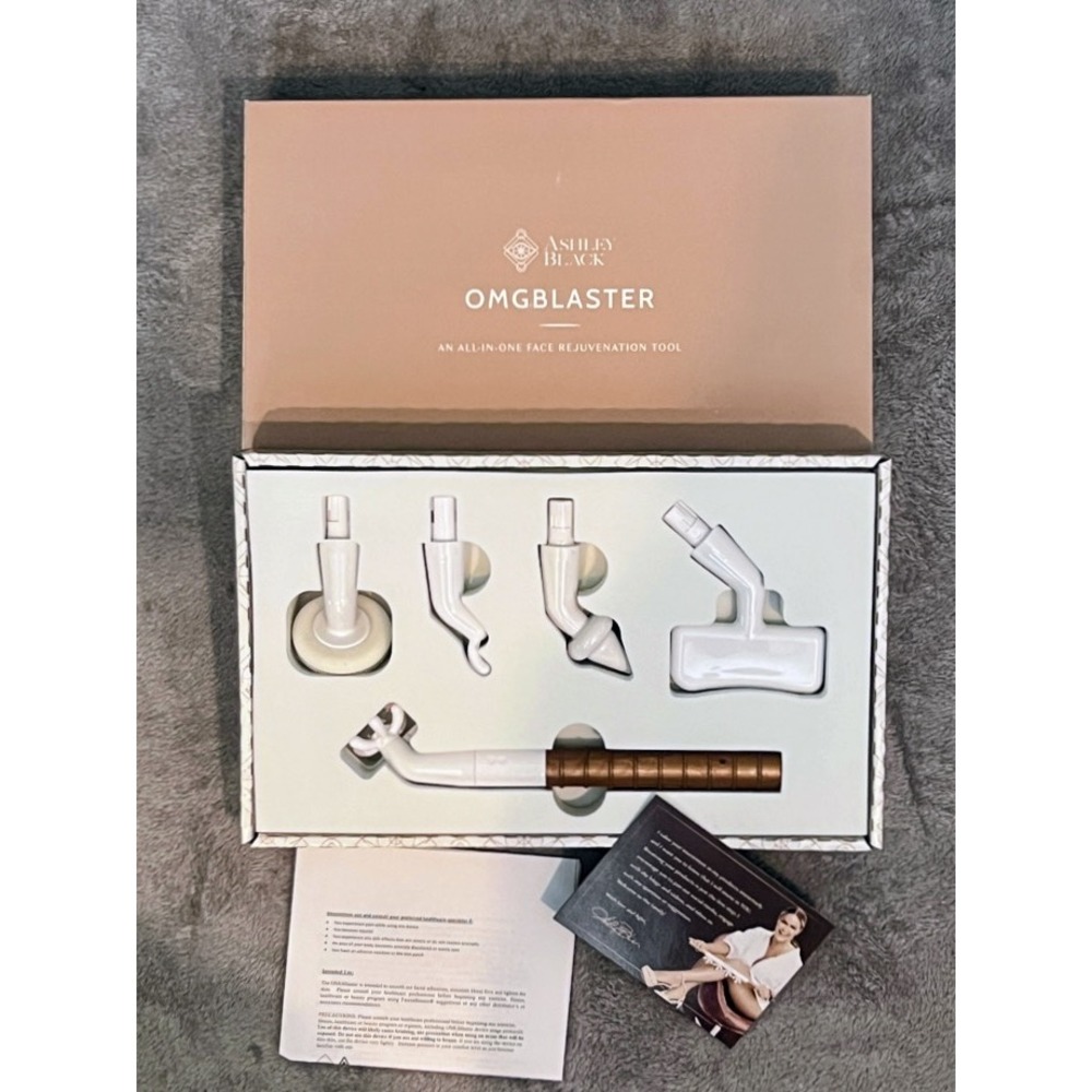 Ashley Black OMGBlaster Face Rejuvenation Tool All-In-One Fascia Massage Set
